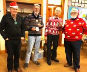 Four chaps - Robert, George, Peter (not sure) badged Bright